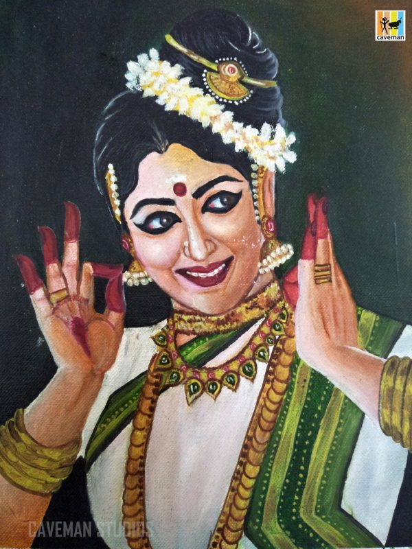 Kerala-Lady Oil Painting