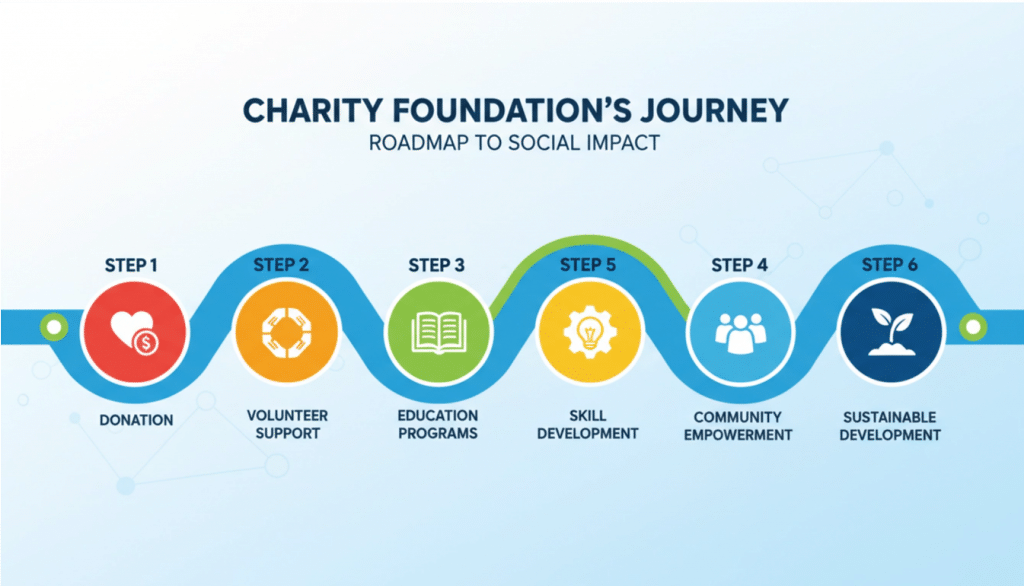 Charity foundation Road Map